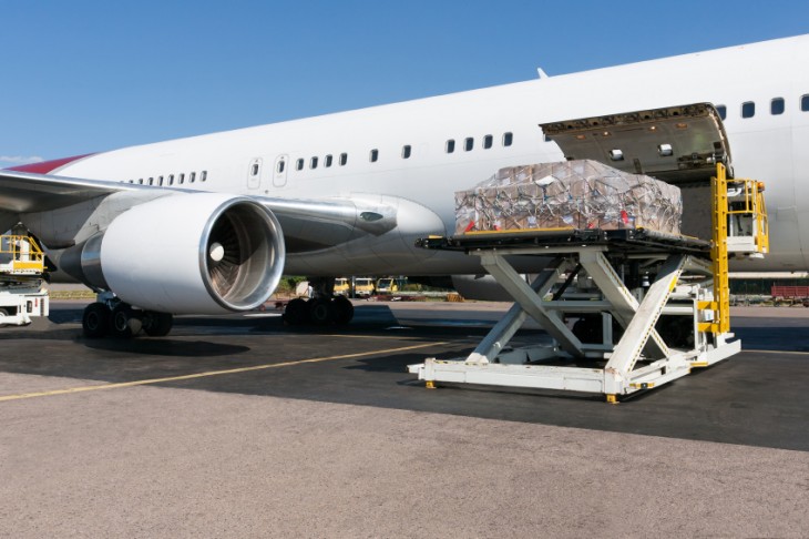 Mass production using airfreight