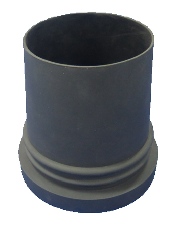 Compression moulded rubber part